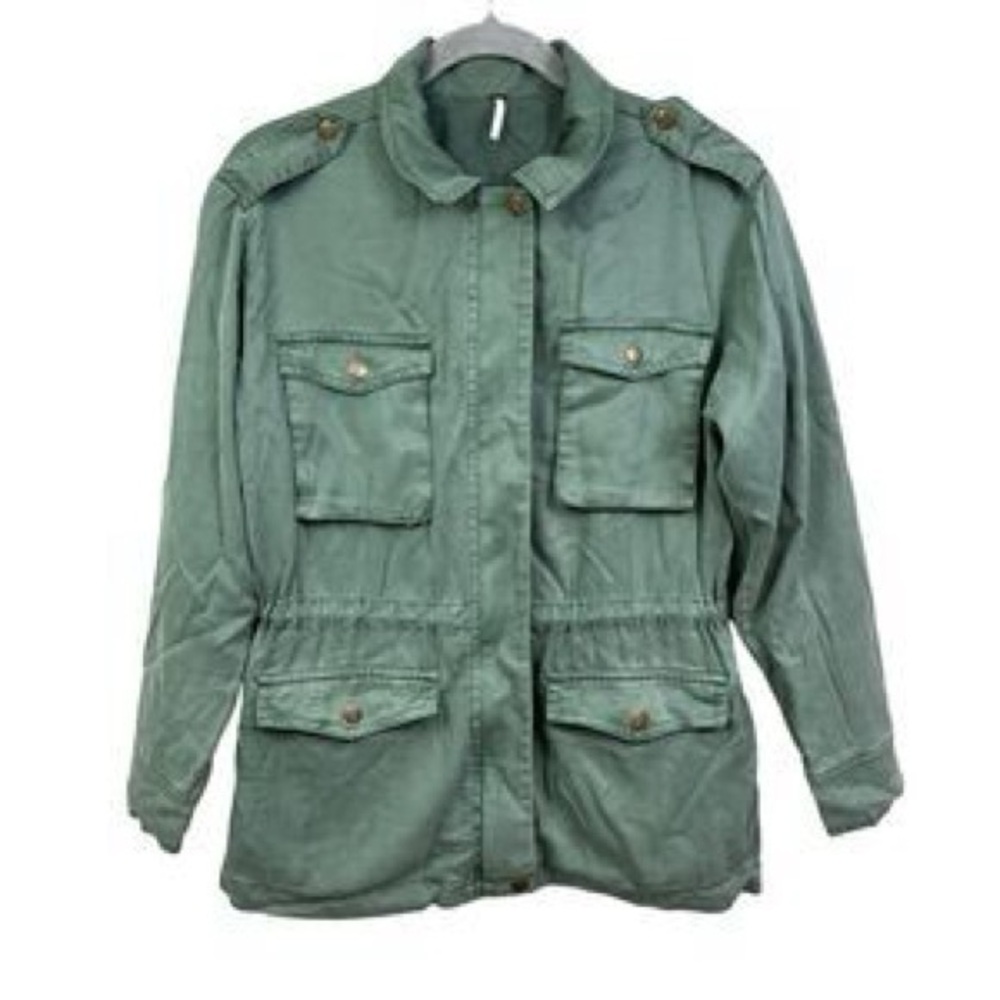 YFB Women's Green Utility Jacket